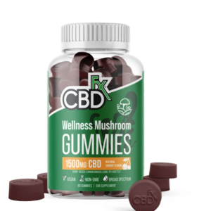 CBD Gummies With Mushrooms for Wellness 1500mg