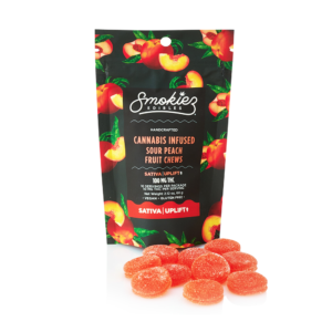 Smokiez Sour Peach – Sativa [10pk] (100mg)